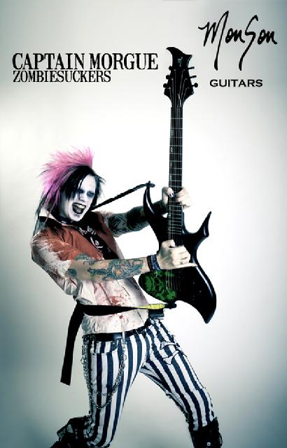Monson Savage Guitar Zombiesuckers Captain Morgue
